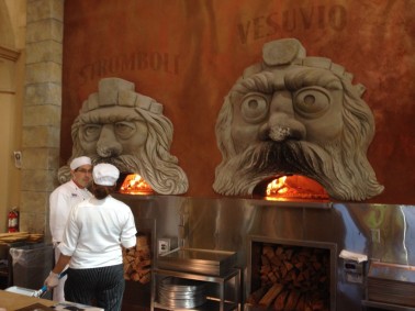 two of the three ovens - Vesuvio is my favorite!